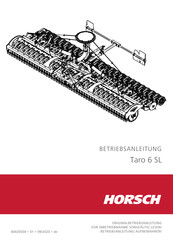 Horsch Taro 6 SL Betriebsanleitung