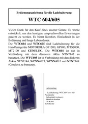 WeTech WTC 605 Bedienungsanleitung