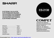 Sharp CS-2130 Bedienungsanleitung