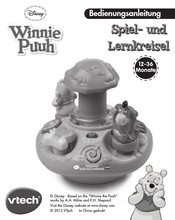 VTech Baby Disney Winnie Puuh Spiel- und Lernkreisel Bedienungsanleitung