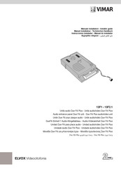 Vimar ELVOX 13F2.1 Technisches Handbuch