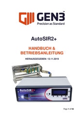 Gen3 AutoSIR2+ Handbuch&Betriebsanleitung