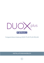 Fermax DUOX-RELAIS Fortgeschrittene Anleitung