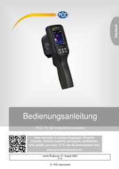 PCE Instruments PCE-TC 29 Bedienungsanleitung