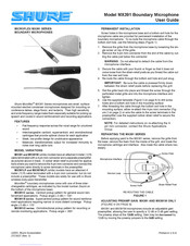 Shure MICROFLEX MX391-Serie Gebrauchsanleitung