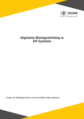 Solarmatic ZIP-75 Allgemeine Montageanleitung