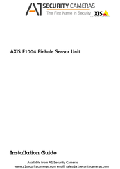 Axis Communications F1004 Installationsanlitung