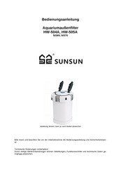SunSun HW-504A Bedienungsanleitung