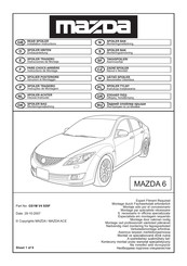 Mazda GS1M V4 920F Einbauanleitung
