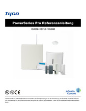 Johnson Controls tyco PowerSeries Pro HS3128 Referenz-Anleitung