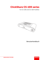 Barco ClickShare CS-100 Benutzerhandbuch