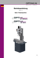 Optimum OPTImill BF 46Vario Betriebsanleitung