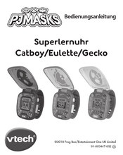 VTech PJMASKS Superlernuhr Gecko Bedienungsanleitung