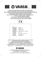 VAREM EXTRAVAREM LC 18L Gebrauchs- Und Wartungsanleitung