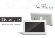 Light Alliance Storesign'7 Anleitung Zum Produkt