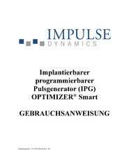 Impulse Dynamics OPTIMIZER Smart Gebrauchsanweisung