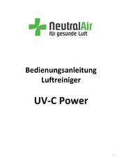 NeutralAir UV-C Power Bedienungsanleitung