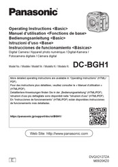 Panasonic Lumix DC-BGH1 Basic Bedienungsanleitung
