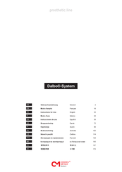 Cendres+Métaux Dalbo-System Gebrauchsanweisung