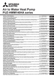Mitsubishi Electric PUZ-HWM140VHA Installationshandbuch