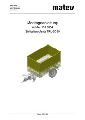 matev TRL-3D 20 Montageanleitung