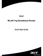 Acer WLAN 11g Kurzanleitung