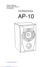CA Electronics AP-10 Bedienungsanleitung