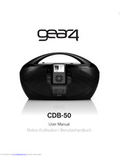 Gear4 CDB-50 Benutzerhandbuch