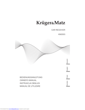 Kruger & Matz KM2003 Bedienungsanleitung