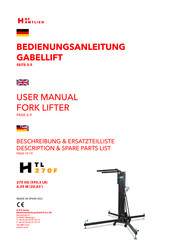 HOF HTL 270F Bedienungsanleitung