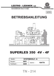 Ledinek Superles 350 4F Betriebsanleitung