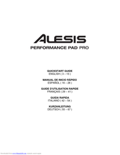 Alesis PerformancePad Pro Kurzanleitung