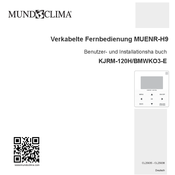mundoclima MUENR-H9 Benutzer- Und Installationshandbuch