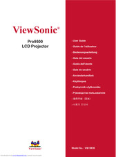 ViewSonic Pro9500 Bedienungsanleitung