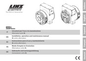 Linz electric SL Serie Gebrauchs- Und Wartungsanleitung