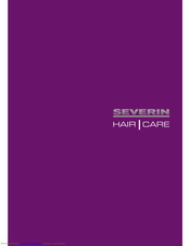 SEVERIN Hair Care WL 0806 Bedienungsanleitung