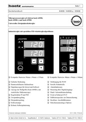 Baelz Automatic 6490B-y/0 Gerätehandbuch