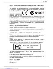 MSI MS-7677 Handbuch