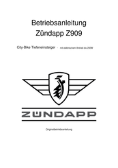Zundapp Z909 Betriebsanleitung