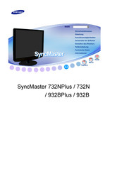 Samsung SyncMaster 732N Handbuch