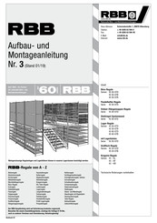 RBB KI 30-STS Serie Aufbau- Und Montageanleitung