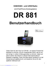 Albrecht DR 881 Benutzerhandbuch