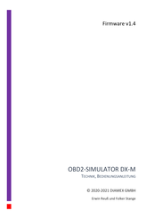Diamex OBD2-SIMULATOR DX-M Bedienungsanleitung