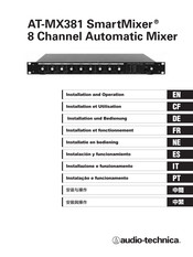 Audio-Technica AT-MX381 SmartMixer Installation Und Bedienung