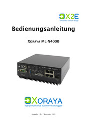 X2E XORAYA ML-N4000 Bedienungsanleitung