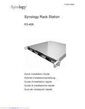 Synology Rack Station RS-406 Schnellinstallationsanleitung