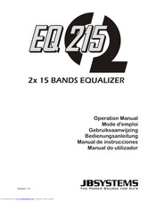 JB Systems EQ-215 Bedienungsanleitung