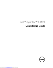 Dell OptiPlex FX170 Leitfaden Zur Schnelleinrichtung