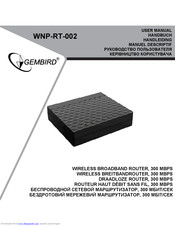 Gembird WNP-RT-002 Handbuch