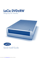 LaCie Portable DVD RW Schnellinstallationsanleitung